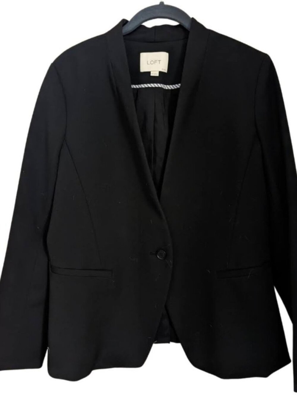 Ann Taylor LOFT black blazer sz 10 petite